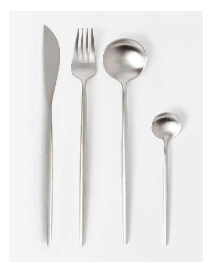 Spencer 16pc Stainless Steel Cutlery in Silver