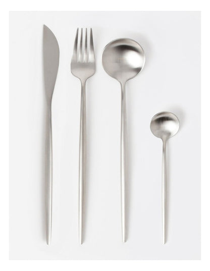 Spencer 16pc Stainless Steel Cutlery in Silver