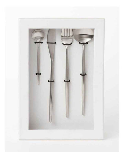 Spencer 16pc Stainless Steel Cutlery in Silver