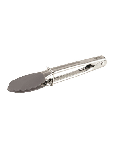 Black, Grey & Red Silicone Tip Mini Tongs