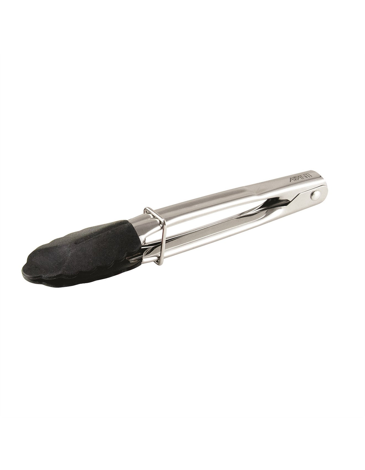 Black, Grey & Red Silicone Tip Mini Tongs