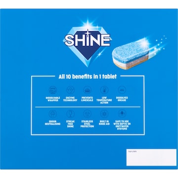 Shine Dishwashing Tablets 100 pack
