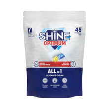Shine Optimum All-In-One Ultimate Clean Dishwashing Pods 45 pack