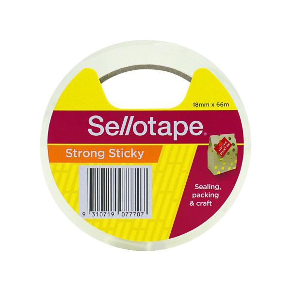 SELLOTAPE TAPE STICKY 18MMX66M