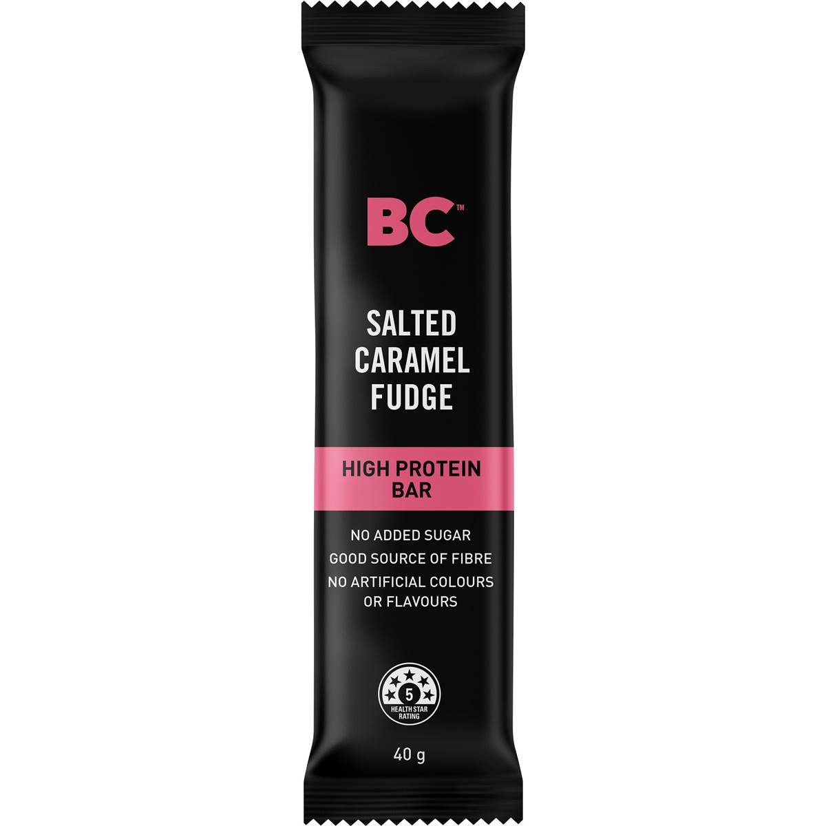 BC Snacks Salted Caramel Fudge High Protein Bar 40g