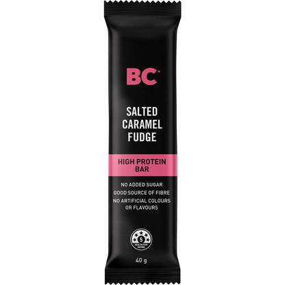 BC Snacks Salted Caramel Fudge High Protein Bar 40g