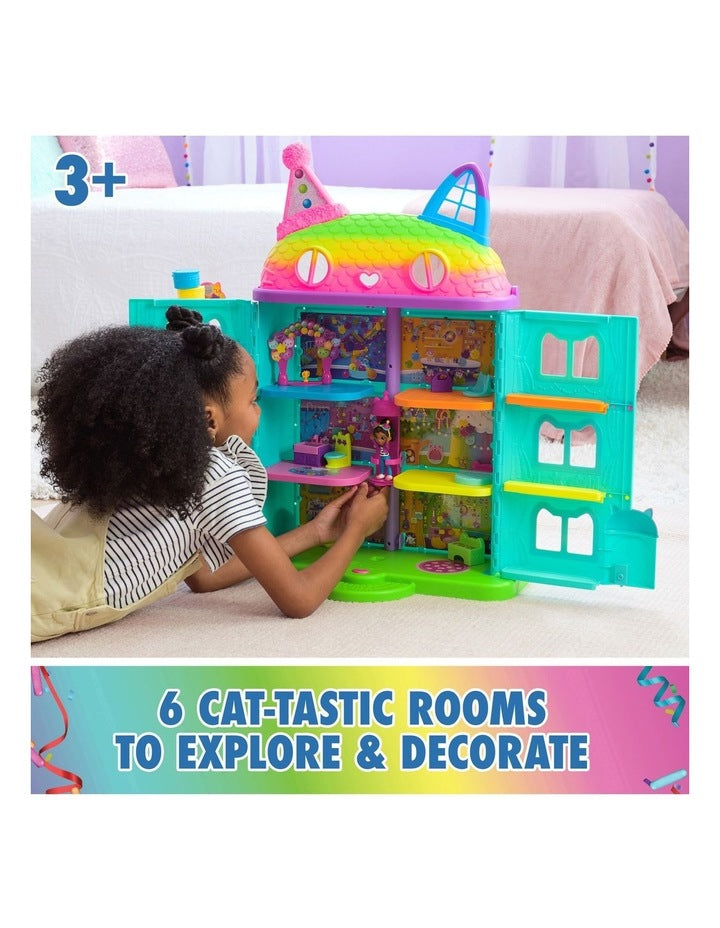 Purrfect Dollhouse Celebration in Multi