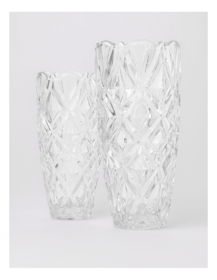 Aurora Vase Large 30cm in Clear