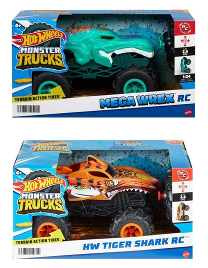 RC 1:24 Scale Monster Trucks in Multi
