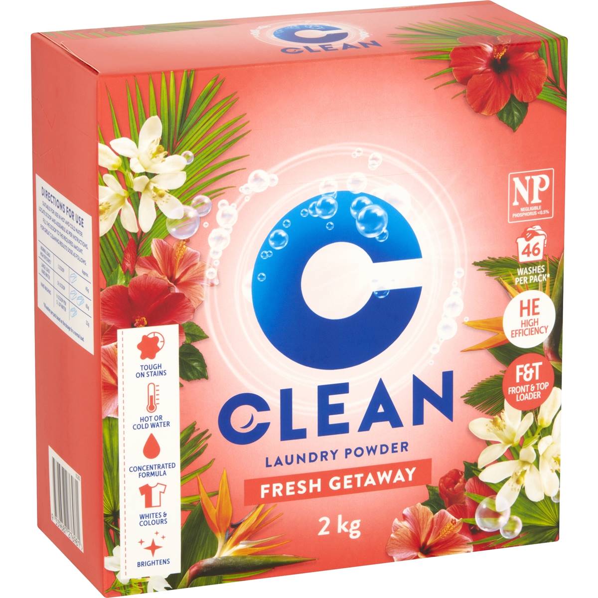 Clean Laundry Powder Fresh Getaway 2kg