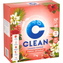 Clean Laundry Powder Fresh Getaway 2kg