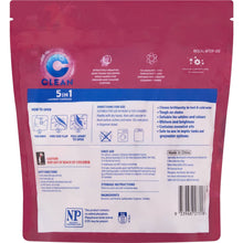 Clean 5 In 1 Laundry Capsules Tropical Bloom 30 Pack