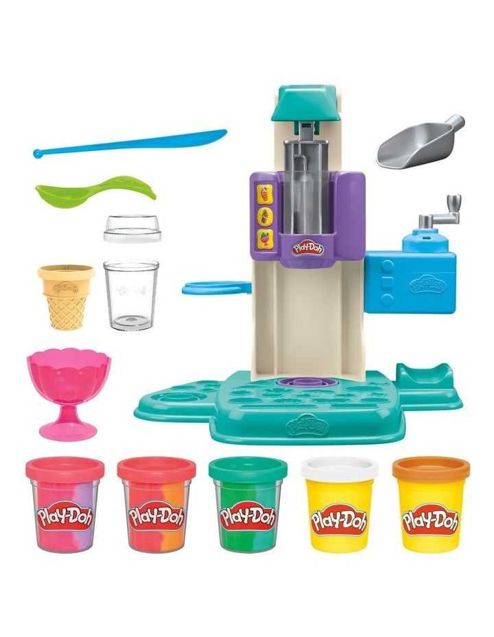 Rainbow Swirl Ice Cream Playset in Multi