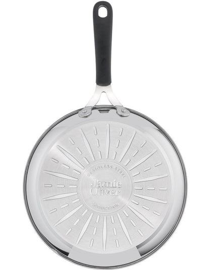 Kitchen Essentials Induction NS Stainless Steel Triple Frypans 20/24/28cm