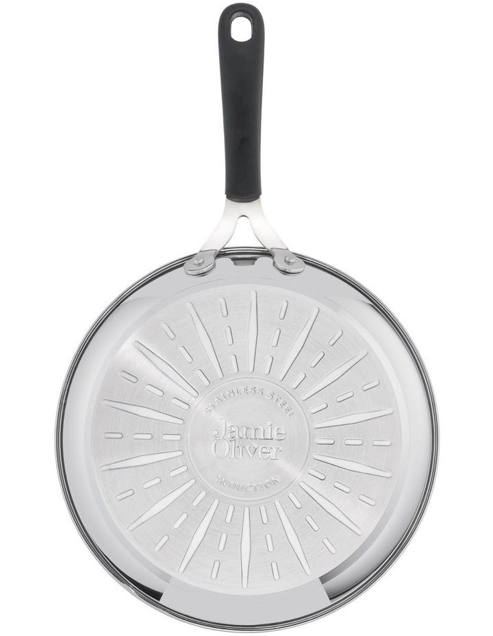 Kitchen Essentials Induction NS Stainless Steel Triple Frypans 20/24/28cm