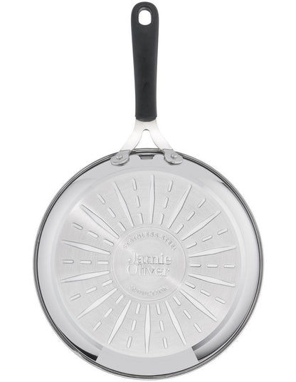 Kitchen Essentials Induction NS Stainless Steel Triple Frypans 20/24/28cm
