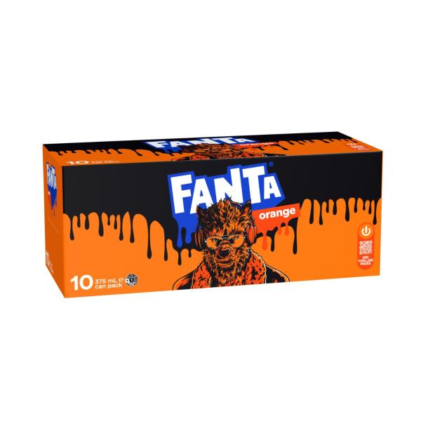 CCA 10 PACK:FANTA ORANGE:.:3.75 LITRE