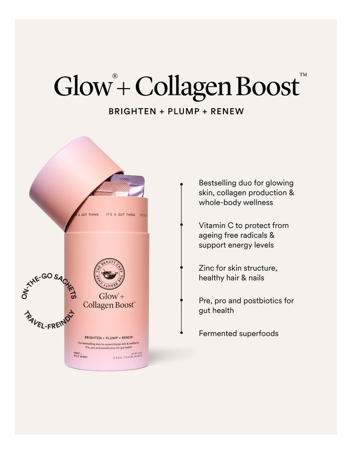 Glow + Collagen On The Go 7x5g + 7x15ml
