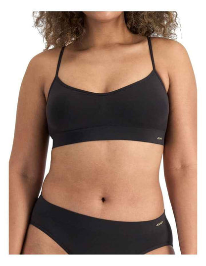 Skimmies Micro Padded Crop in Sk Black