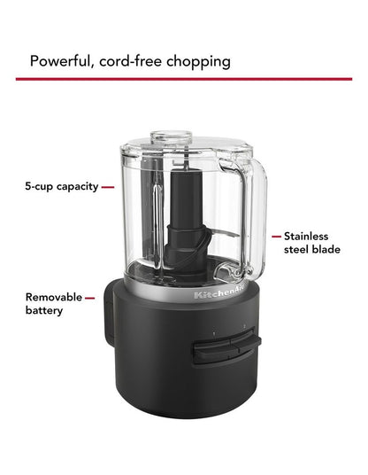 GO Cordless Chopper in Matte Black 5KFCR500ABM