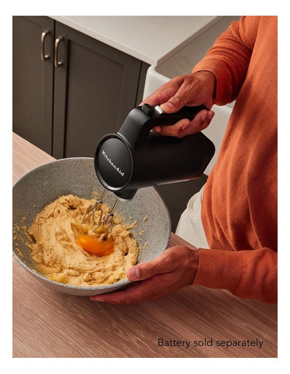 GO Cordless Hand Mixer in Matte Black