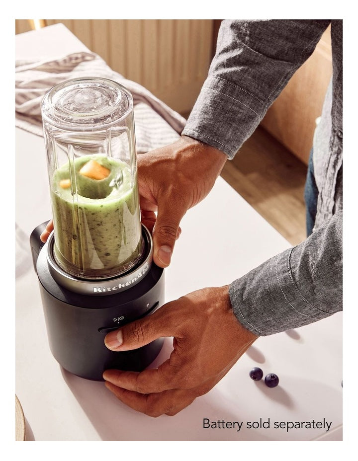 GO Cordless Personal Blender in Matte Black 5KSBR200ABM