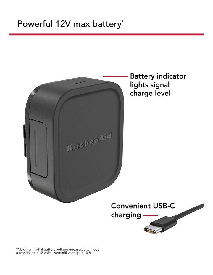 GO Cordless Battery in Matte Black 5KRB12A