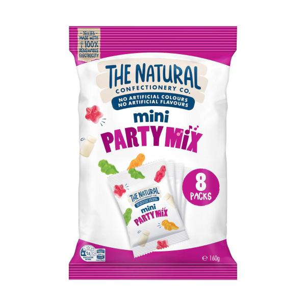 THE NATURAL CONFECTIONERY CO. PARTY MIX MULTIPACK