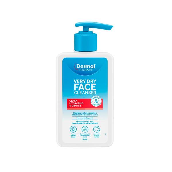 DERMAL THERAPY VERY DRY FACE CLEANSER 175ML