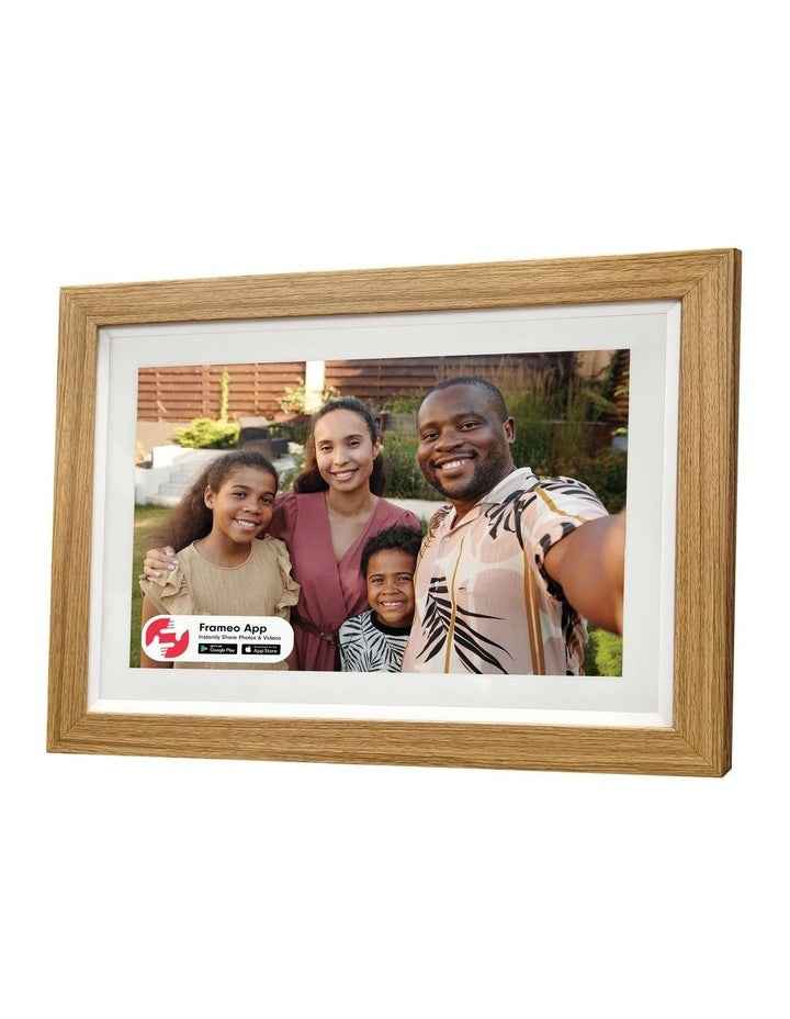 10.1 Wifi Photo Frame with Frameo in Wood LF576