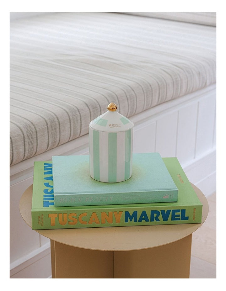 Avocado and Fresh Mint Ceramic Candle Large 360g