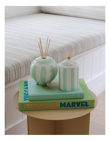 Avocado & Fresh Mint - Large Ceramic Candle 360g