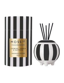 Jasmine, Amber and Saffron Mini Ceramic Diffuser 100ml