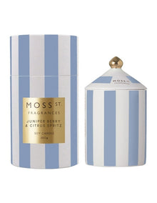 Juniper Berry and Citrus Spritz Ceramic Candle Large 360g