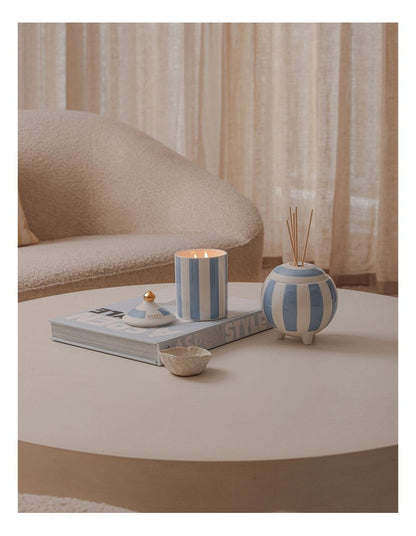 Juniper Berry and Citrus Spritz Ceramic Candle Large 360g