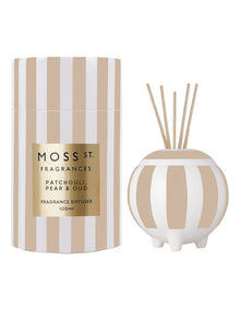 Patchouli, Pear and Oud Mini Ceramic Diffuser 100ml
