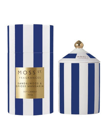 Sandalwood and Spiced Mandarin Ceramic Candle Large 360g