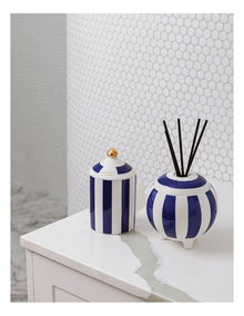 Sandalwood and Spiced Mandarin Ceramic Candle Large 360g