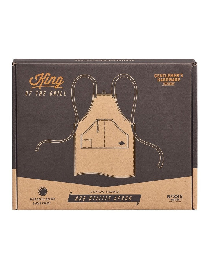 Bbq Utility Apron and Bottle Opener in Multi