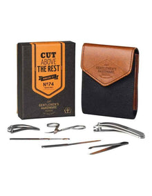 Charcoal Canvas Manicure Set