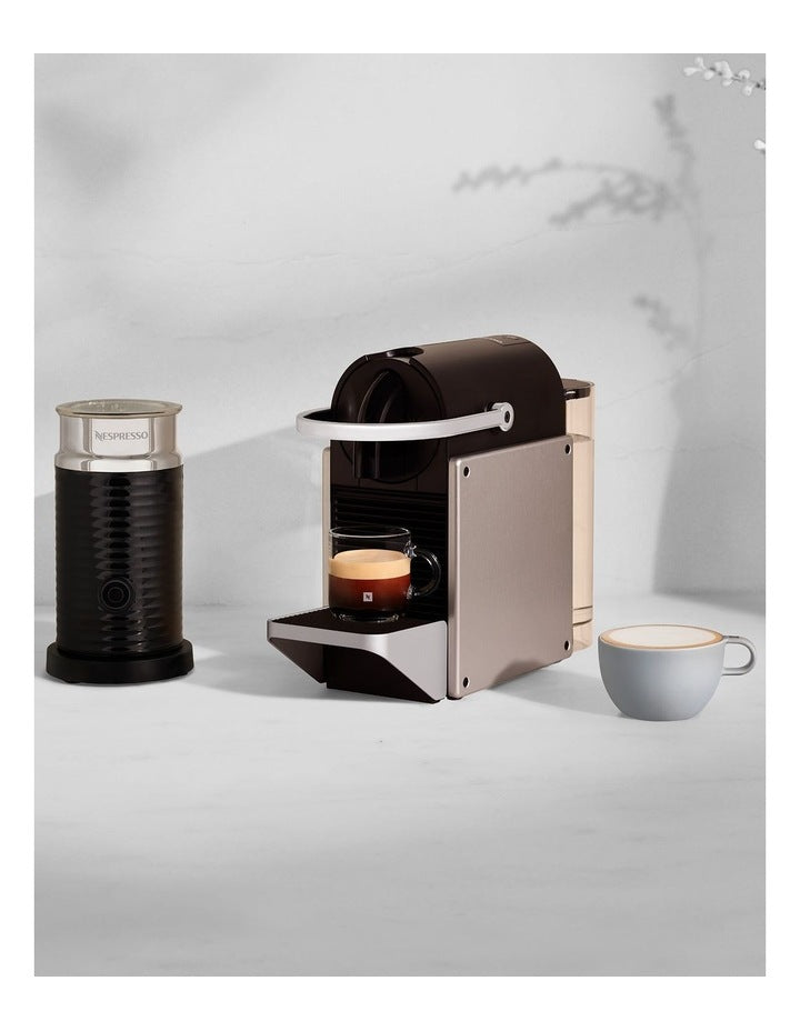 Pixie Capsule Coffee Machine Bundle Titan BEC470TTN4JAN1