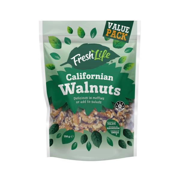 FRESHLIFE WALNUTS 750G