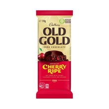 CADBURY OLD GOLD BLOCK CHOCOLATE:CHERRY RIPE:.:170 GRAM