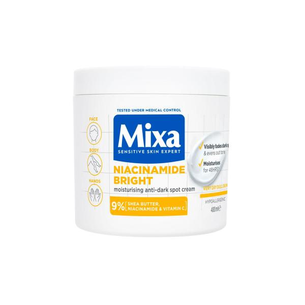 MIXA NIACINAMIDE BRIGHT ANTI DARK SPOT CREAM 400ML