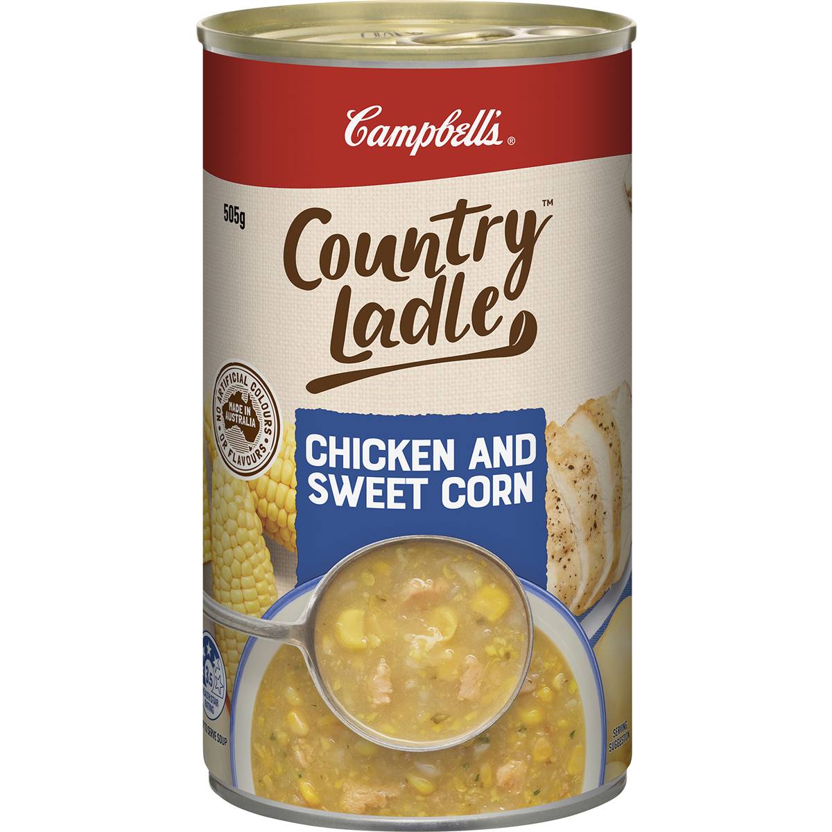 Campbell's Country Ladle Soup Chicken & Sweet Corn 505g