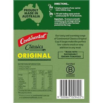 Continental Classics Cup A Soup Original Tomato 80g