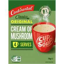 Continental Classics Cup a Soup Original Cream Of Mushroom Soup 70g