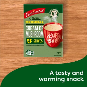 Continental Classics Cup A Soup Original Cream Of Mushroom 70g