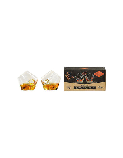 Rocking Whiskey Glasses 2PK