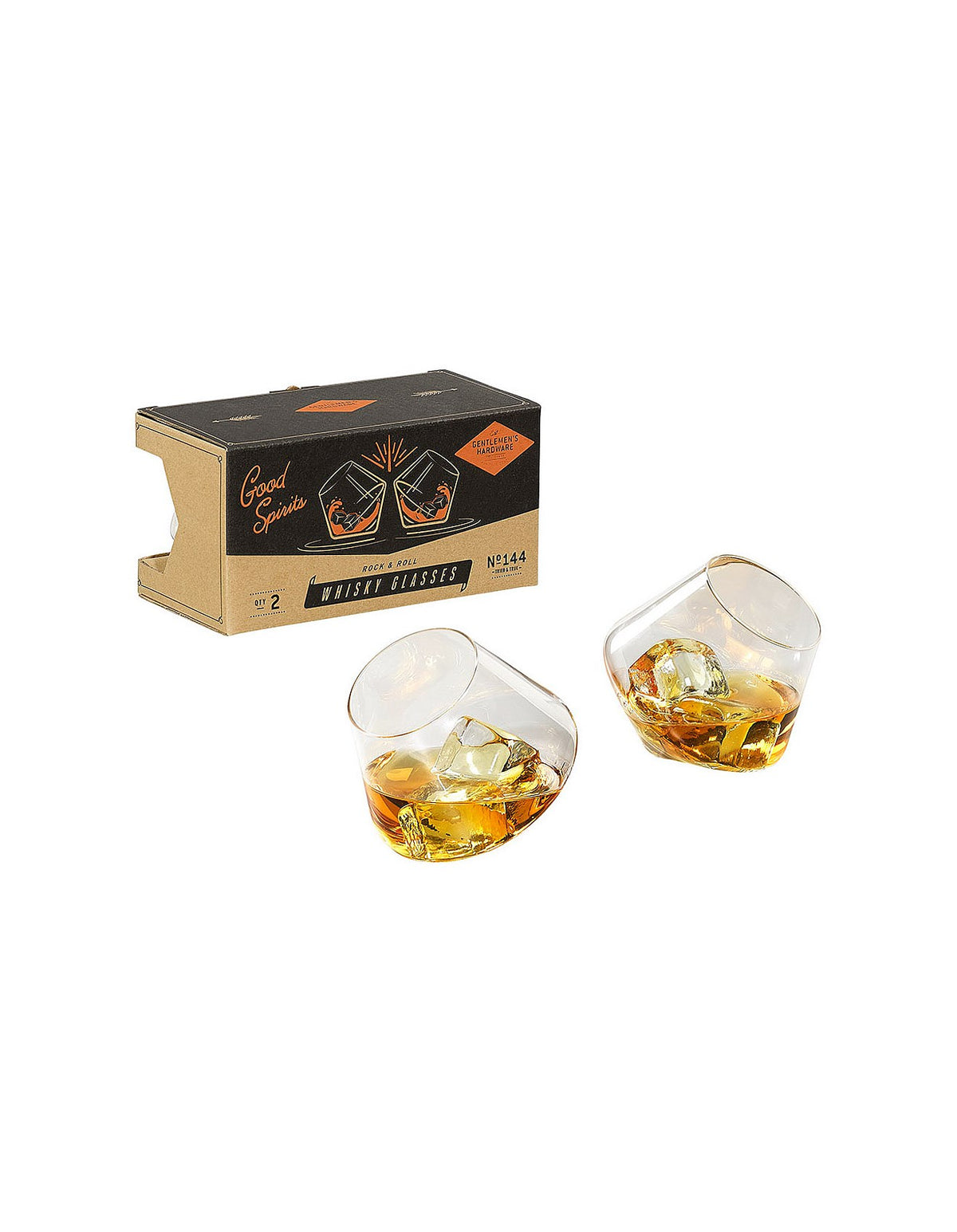 Rocking Whiskey Glasses 2PK